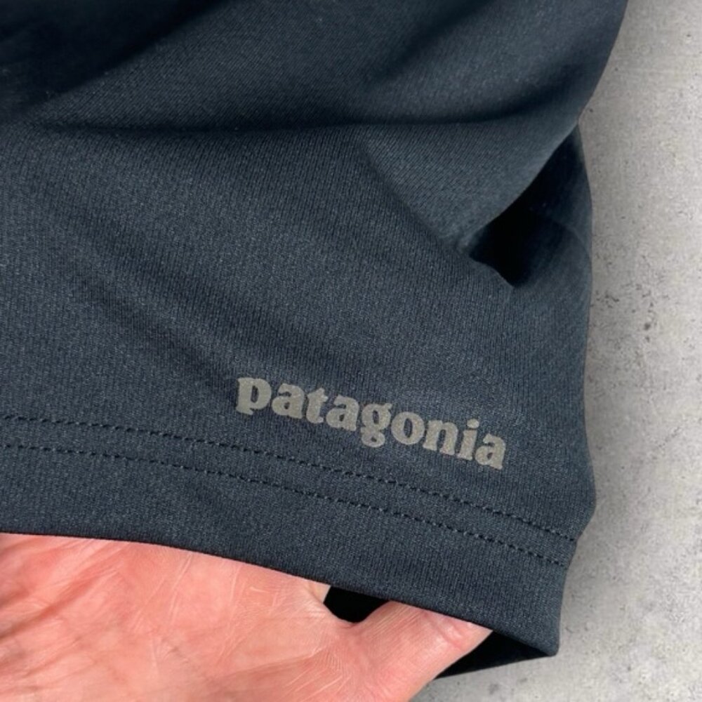 Patagonia Crank Craft Jersey Cycling Top Black Womens Size Large Bike Full Zip L - Picture 3 of 15